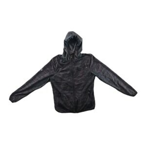 Vuori Outdoor Trainer Shell Jacket Mens Size M Black Gray Camo Active Athleisure